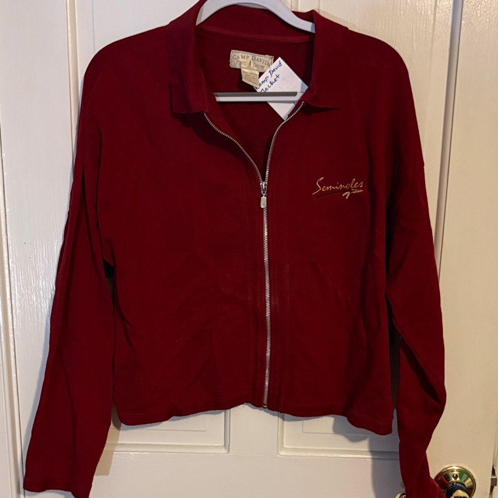 Vintage Camp David Red Jacket